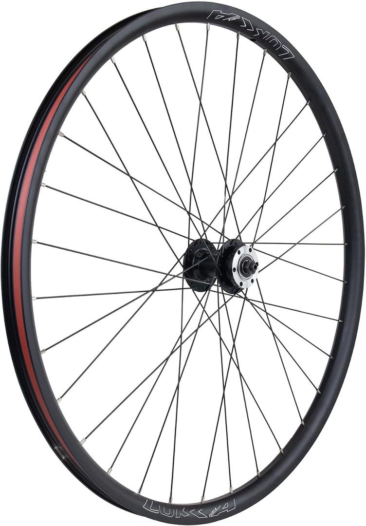 26/27.5/29 Inch Bicycle Wheelset - 14Gx32H Spokes with ED Brass Nipples - 100mm Front/135mm Rear QR Hubs - 6-Bolt Disc Brake Compatible Release for 6-9 Speed Bikes