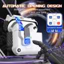 3 x R-fun for AirPods 3 Case Cover with Lock & Cleaning Kit, Keychain, Magnetic Lid, Compatible with AirPods 3rd Generation 2021 Protective Case, Support Wireless Charging, White