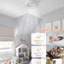Gold Crystal Fandelier Ceiling Fans with Lights, 20" Gold Flower Chandelier Ceiling Fan with Light Remote Control, Caged Mid Century with 6 Speeds for Bedroom, Nursery, Living Room (Multi)