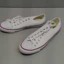 Converse Unisex Low TOP Optical White, men's: 9.5, Women's: 11.5