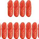 Totority Mini Fake Hot Dog Model 12 Pcs Simulated Roasted Sausage Food Photography Prop Kitchen Decor for Parties and Pretend Play (5.50X1.50X1.50CMx3pcs)