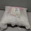 Creative Co-Op, Multicolor Square Cotton Printed Pillow with Pattern and Velvet Applique Bow