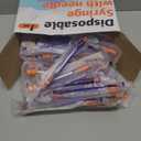 1ML Syringe, Lab Supplies Syringes 29G 1/2 Inch with Cover, Individually Wrapped, Pack of 100