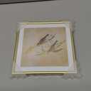 6x6 Picture Frame, Gold Aluminum Metal Square Photo Frame with HD Glass, Fits 5x5 with Mat or 6 x 6 without Mat, Display For Tabletop or Wall Collage, 1 Pack