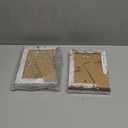 4x6 Picture Frame Set of 4, Made of Real Glass and Distressed White Wooden Frame, 4 by 6 Photo for Wall or Tabletop - Display Picture 3.5x5 with Mat or 4x6 Without Mat