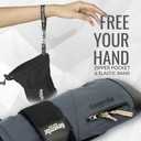devembr Ski Mittens with Wrist Guards, Waterproof Snowboarding Mittens, Gray, S