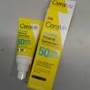 CeraVe Invisible Mineral Sunscreen SPF 50, Face Sunscreen for Sensitive Skin With Zinc Oxide & Titanium Dioxide, Vitamin E + Niacinamide + Ceramides, Oil Free, Travel Size 1.62 oz