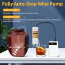 Food Grade USB Self Priming Electric Wine Pump,Auto-Stop with Level Sensor