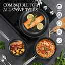 KITEXPERT Non Stick Frying Pans, 12-Inch Titanium Ceramic Pan Nonstick Stainless Steel Skillet, Dishwasher-Friendly, PFOA Free Cookware, Induction Ready, Compatible with All Cooktops