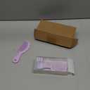 Mini Wet Hair Brush,Small Cute Hair Comb 2 Piece Cloud shaped Hair Brush Combs Set For Women Girls Kids,Travel Shower Detangling Comb Massage HairBrush with Air Cushion for Dry,Wet Hair (Purple)