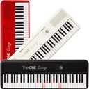 The ONE Keyboard Piano Sing, 61 Keys Piano Keyboard For Singing & Practice with Bluetooth, Record and Huge Library of Songs for Sing-Along, Electric Piano For Music Lover & Beginner (Black)