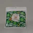 St. Patrick's Day Dog Bandana - 2 Pack Triangle Shamrock Dog Bandanas, Reversible Lucky Pet Scarf for Boys & Girls, Premium Durable Fabric, Holiday Bandana for Medium and Large Dogs (Large)