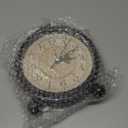 Vintage Analog Alarm Clock, 4.3" Silent Non-Ticking Quartz Desk Clock, Battery Operated Table Clock for Bedroom, Living Room, Office, or Gift (New White)