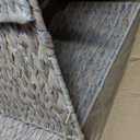 StorageWorks Wicker Storage Baskets, Gray Baskets for Storage, 2-Pack
Paper Rope Wicker Storage Baskets for Shelves, Rectangular Wicker Baskets with Handles, Handwoven Grey Baskets, Woven Baskets