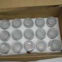 Brajttt Mini Yogurt Jars 16 Pack, 7 oz Glass Favor Jars with Cork Lids, Pudding Containers with Lids, Mason Jar Wedding Favors Honey Pot with Label Tags and String