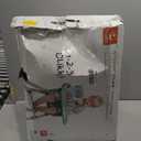 Stokke Clikk Easy to Clean Cloud Grey Baby High Chair with Natural Legs, All in One Box (Includes Tray and Harness)