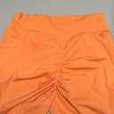 Women's Workout Shorts Crossover Scrunch Butt Lifting High Waisted Gym Shorts Running Yoga Booty Shorts with Pockets XL