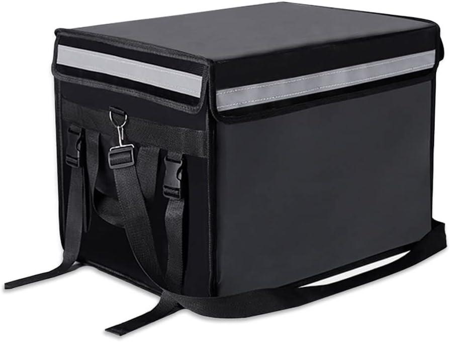 Insulated Bags For Food Delivery XXXL- 20.5" x 16.5" x 16.5", Commercial Insulated Food Delivery Bag w/Divider, Waterproof & Foldable Catering Bag Food Deliveries, 15 inch Pizza Delivery Bag, 80 L