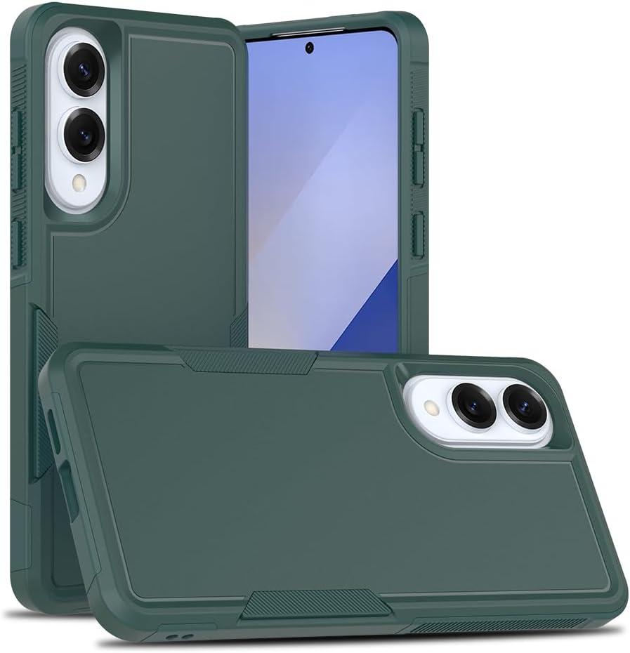 for Samsung Galaxy S25 Edge Case, Shockproof, Strong and Durable Phone Protective Cover, Green