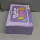 Collapsible Beach Toys Set for Kids 3-10, Collapsible Sand Bucket Shovels Set with Mesh Bag and Beach Molds, Ice Cream Sand Toys for Beach, Sandbox Travel Toys for Kids Toddlers Girls