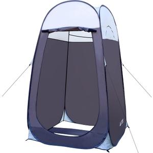 Leader Accessories Pop Up Shower Tent Dressing Changing Room Privacy Portable Camping Shelters 4' x 4' x 78" H Extra-Large Space (1Grey)