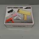 Sopu Make it Rain Money Gun Paper Playing Spary Money Toy Gun, Prop Money Gun Cash Gun Toy Party Supplies (Metallic Gold)