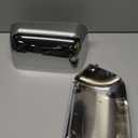 Directly Replacement Mirror Cover Cap Compatible with 2008-2016 Ford F250 F350 Super Duty Towing Mirror Chrome