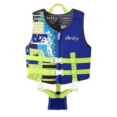 Zeraty Toddler Swim Vest Neoprene Kids Float Jacket Swimming Aid for Children with Adjustable Safety Strap, Size: S(Age Recommend 1-3 Years)