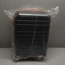 Coolife Suitcase Set 3 Piece Luggage Set Carry On Hardside Luggage with TSA Lock Spinner Wheels (Black, 3 piece set (DB/TB/20))