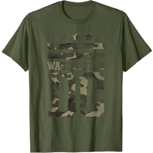 Camo Washington DC Shirt - Washington DC Capitol Hill Shirt T-Shirt Large