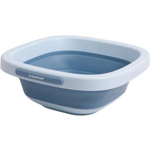 Babyhood Multi-Purpose Collapsible Wash Basin for Kids and Babies, Lightweight Portable Folding Basin for Washing Baby Bottles and Breast Pump Parts and Home Kitchen Outdoor Camping Use (2021blue)