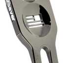 Parsaver Players Golf Divot Tool - 6 in 1 Multi Purpose Tool - Divot Tool with Ball Marker - Alignment Golf Ball Markers Included - Bottle Opener Pitch Fork Gadget - Permanent Marker Pen