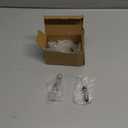 Flicker Flame Light Bulb for Hallowwen Christmas Decorative 3 Watt, 120V, E12 Flame Candelabra Light Bulbs8 Packs (Silver)