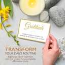 2 x RADIANT HARMONY 144 Daily Affirmation Cards - Women's Inspirational & Mindfulness Cards with Elegant Design