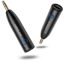 Bluetooth 5.4 Car Aux Adapter with Enhanced Microphone, 3.5mm Jack for Car Home Stereo, USB-C Charging, Sturdy Case, 1 Piece