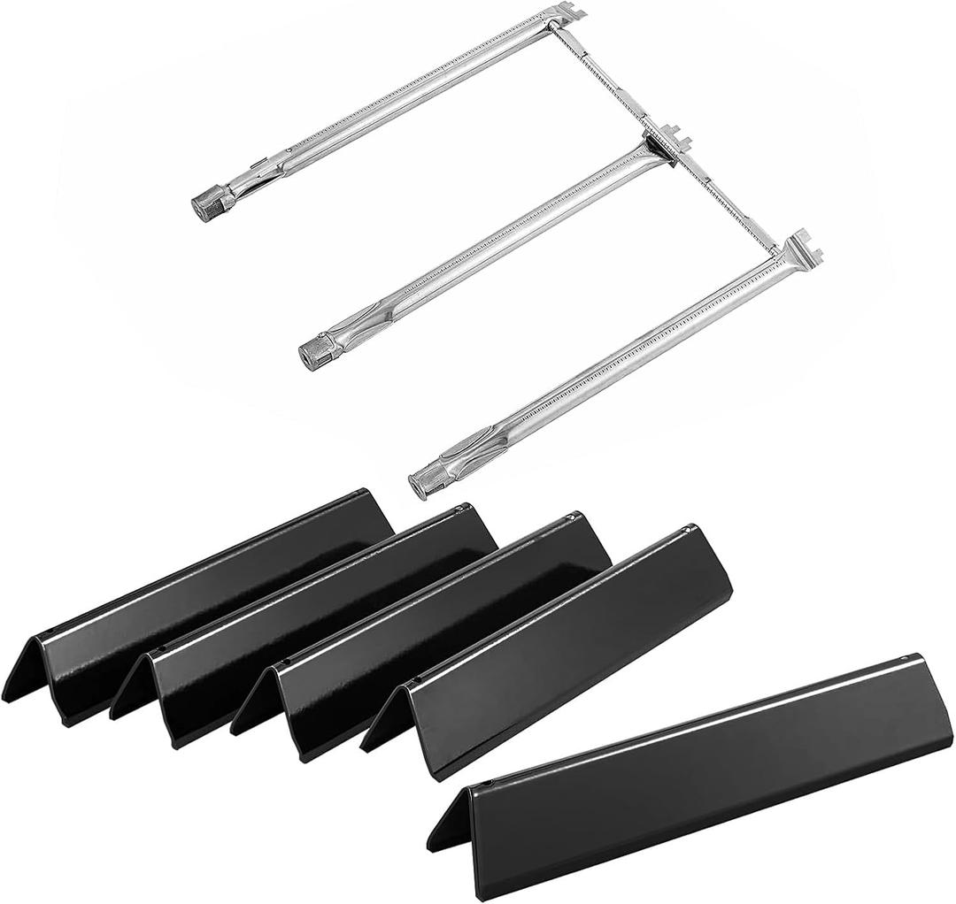 Spirit II E-310 Grill Replacement Parts for Weber Spirit E310 Natural Gas Grill Parts 3 Burner Spirit and Spirit 2 300 Series Spirit E-310 E-330 E330 310 GS4 7636 Flavorizer Bars 68950 Burner Tube Kit