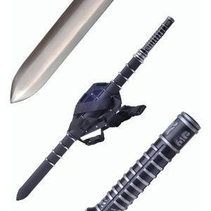 Full Tang Cosplay Blade, Back Sheath, Adjustable Harness