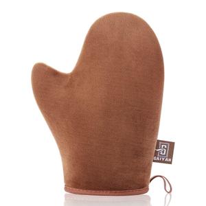 GAIYAH Self Tanning Mitt Applicator Self Tanner Mitt Applicator Tanning Mitts Self Tanner With Thumb Ultra Soft Tanning Glove For Self Tan Mitt (Brown)