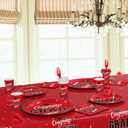 Tbsone Class of 2026 Graduation Plates and Napkins Set  Red and Black Disposable Tableware for 25 Guests, Includes Plates, Napkins, Cups, Forks and Tablecloth  Party Decorations Supplies (126 PCS)