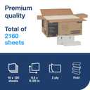 Tork Soft Xpress Multifold Paper Hand Towels White, H2 System Compatible 16 Packs X 135 Towels Each (MB579)
