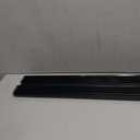 2Pcs 36" Long Door Bottom Replacement, Under Door Seal with Vinyl Fins for Weatherproofing and Insulation, Fits 7/8" Kerf (2, Black)
