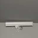 ChrisDowa Cordless Zebra Blinds for Windows, Dual Layer Free-Stop Light Filtering Window Roller Shades, Pull Down Privacy Zebra Shades for Home, Office, Bedroom, Door (20" W x 72" H, White)