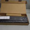 1 Diameter Curtain Rods Itself is 30 to 144 inch 1 Pack Fit 30-142 inch, 66 to 120 inch Window with Heavy Duty Adjustable Rod Matte Black Splicing Metal Extra Long Curtain Rod for Windows