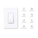 TP-Link Tapo Smart Light Switch, Single Pole, Neutral Wire Required, 2.4GHz Wi-Fi Light Switch Compatible with Alexa and Google Home, UL Certified, No Hub Required, White, Tapo S500(4-Pack)