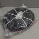 2 Gauge 2 AWG 15 Feet Red + 15 Feet Black Welding Battery Pure Copper Flexible Cable + 10pcs of 3/8" Tinned Copper Cable Lug Terminal Connectors + 3 Feet Black Heat Shrink Tubing