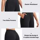 G4Free Smoofit Modal Soft Wide Leg Pants for Women Elastic Waist 7/8 Length Ankle Casual Dressy Sweatpants (Black, XXL)