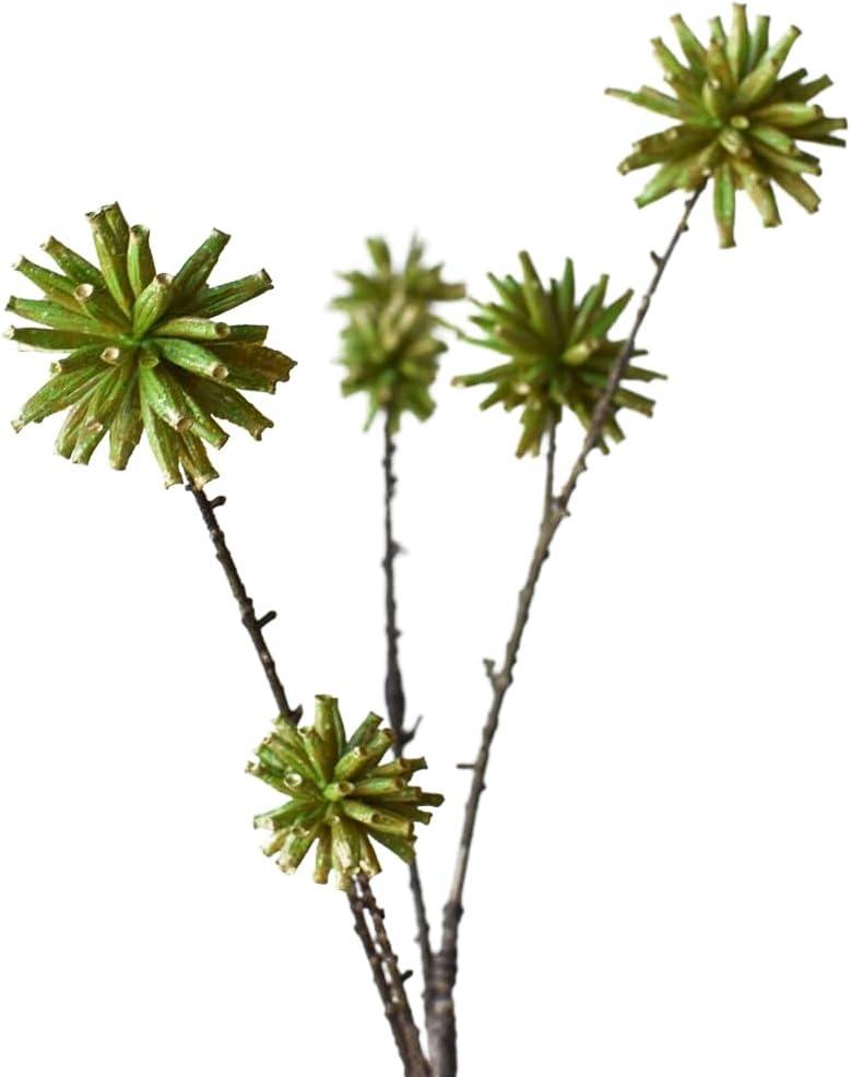 Melorca&Guilla Artificial Plants,4PCS 35.4" Green Faux Branches for Vase,Faux Greenery Stems Fake Plants for Shop Garden Office Home Dcor (Green Orchid Fruit)