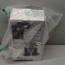 7L Automatic Dog Water Dispenser Bowl, Gravity Pet Water Dispenser with Stainless Steel Bowl, No Spilling Large Capacity Water Feeder for Dogs Cats (7L Without Filter Black)