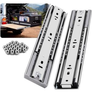 YENUO Heavy Duty Soft Close Drawer Slides Full Extension 12-32 Inch 150Lb | Side Mount Ball Bearing Self Closing Cabinet Drawer Glides Rails Runner Track Kitchen Furniture Hardware 12-32 Inch 1Pair