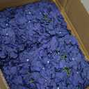 11.81 Inch Hydrangea Flower Balls for Centerpieces - 12 PCS Artificial Floral Arrangement Large Fake Silk Kissing Ball for Wedding Table Home Party Decor - Navy Blue